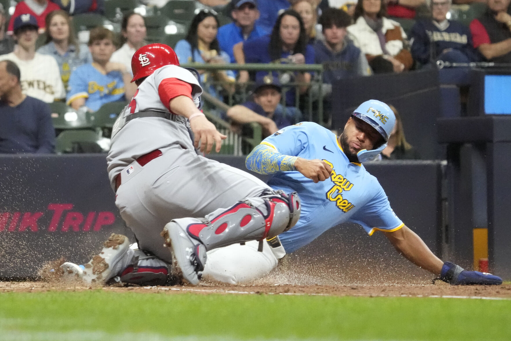 Cardinals Brewers Baseball